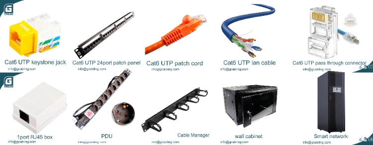 Gcabling 8p8c RJ45 Keystone Jack UTP CAT6A CAT6 Cat5e Unshield Networking Modular Keystone Jack